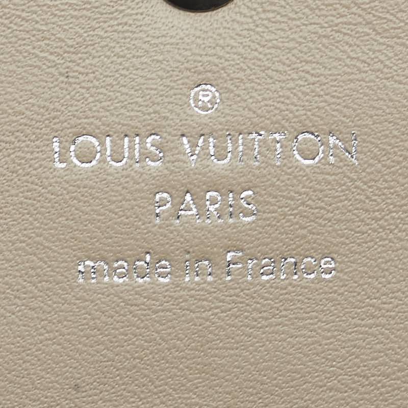 Louis Vuitton Monogram Mahina Iris Long Wallet M60144 Beige Leather