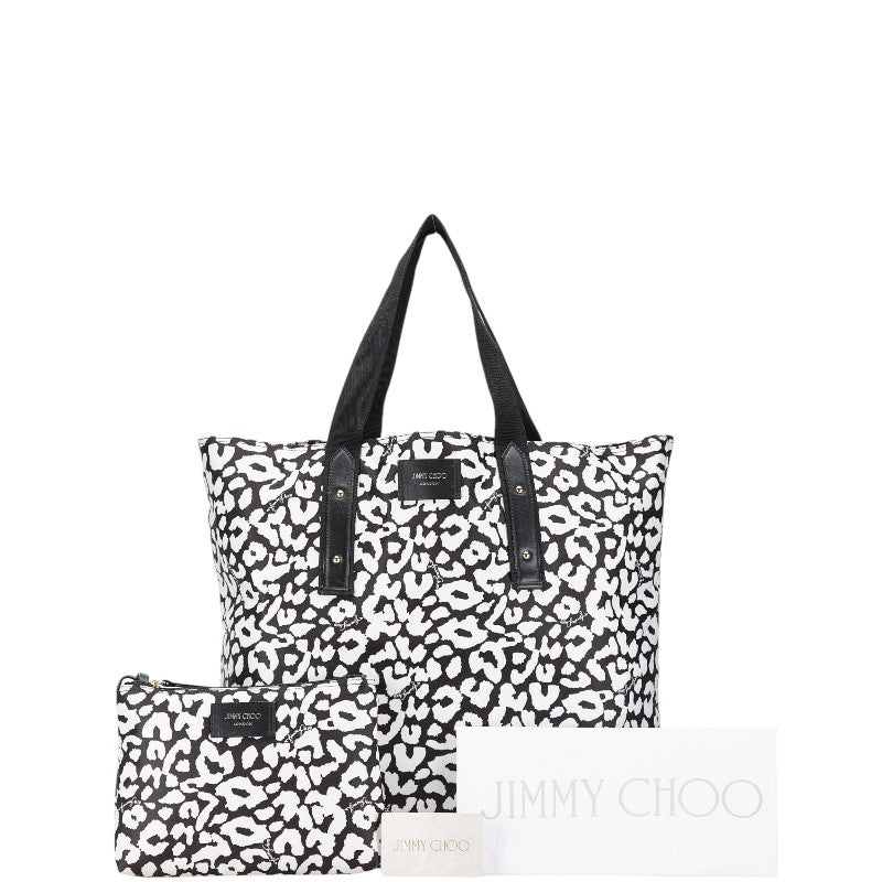 Jimmy Choo Nylon Leather Tote Bag in Great Condition