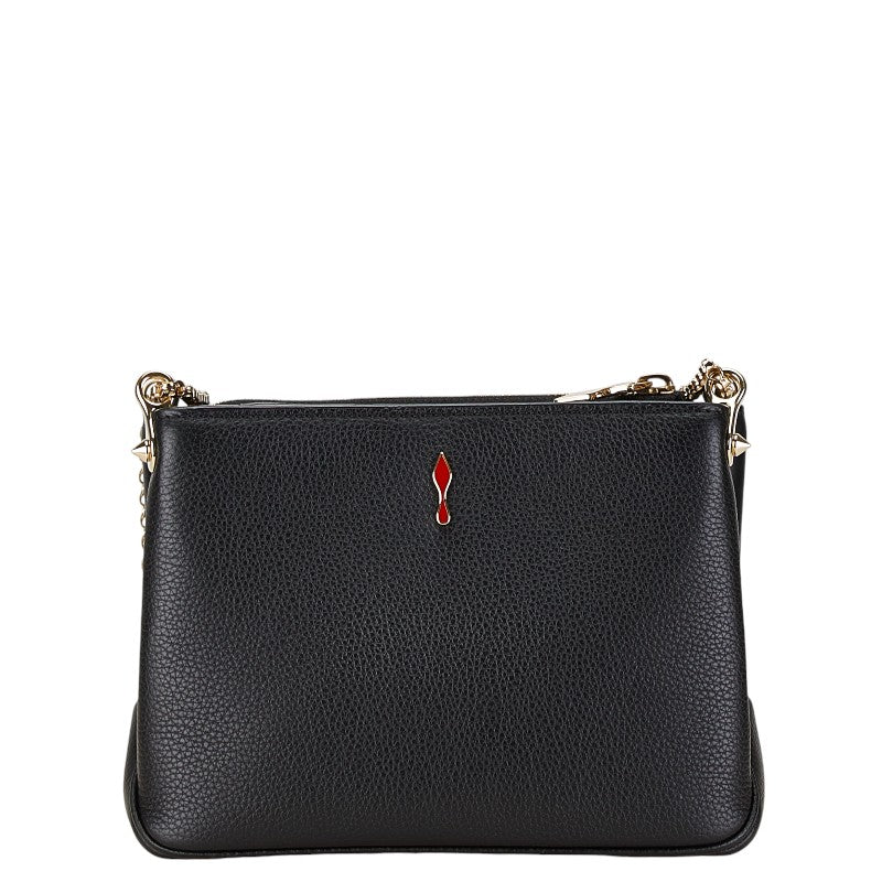 Christian Louboutin Leather Studded Chain Shoulder Bag