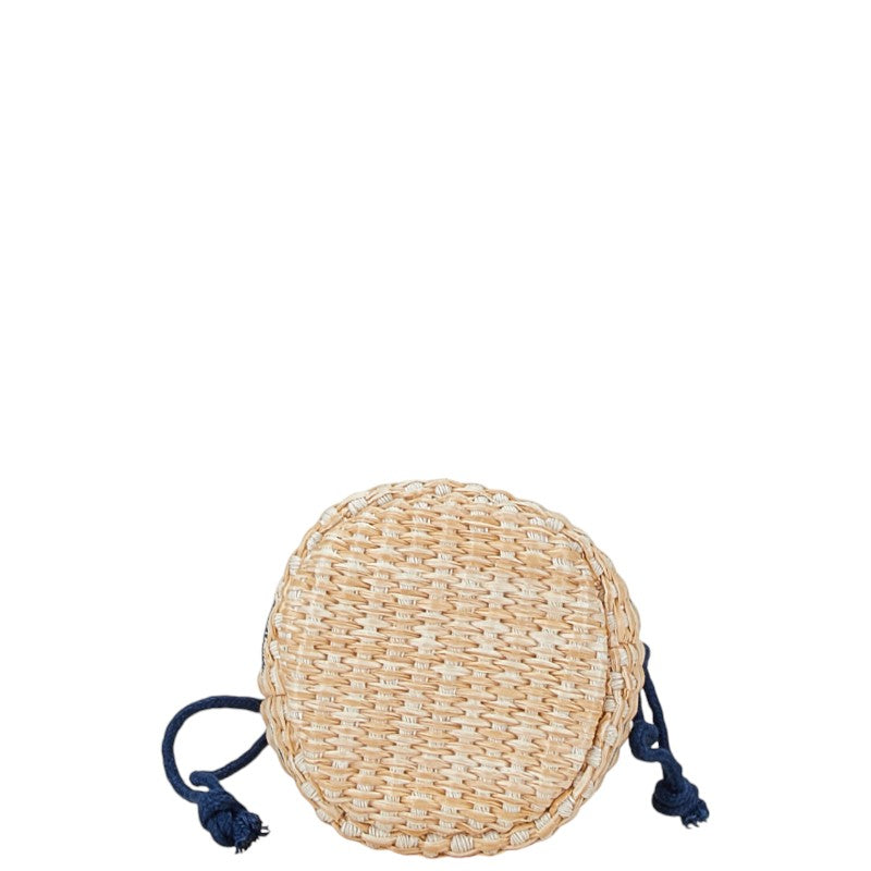 Dior Raffia Cotton Logo 2WAY Shoulder Bag