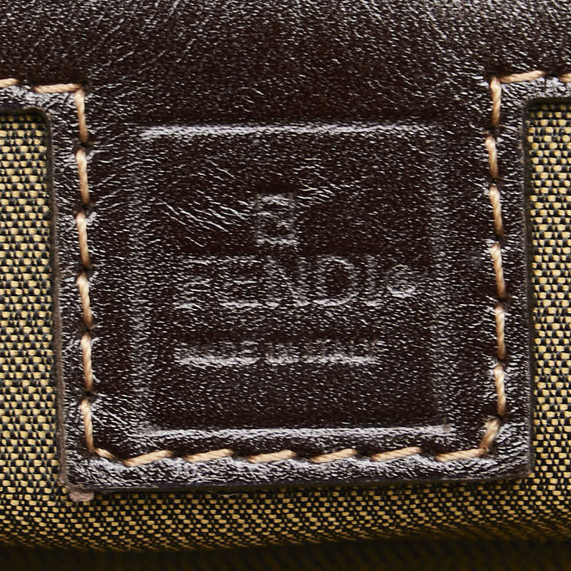 Fendi Canvas Leather Zucca Business Bag