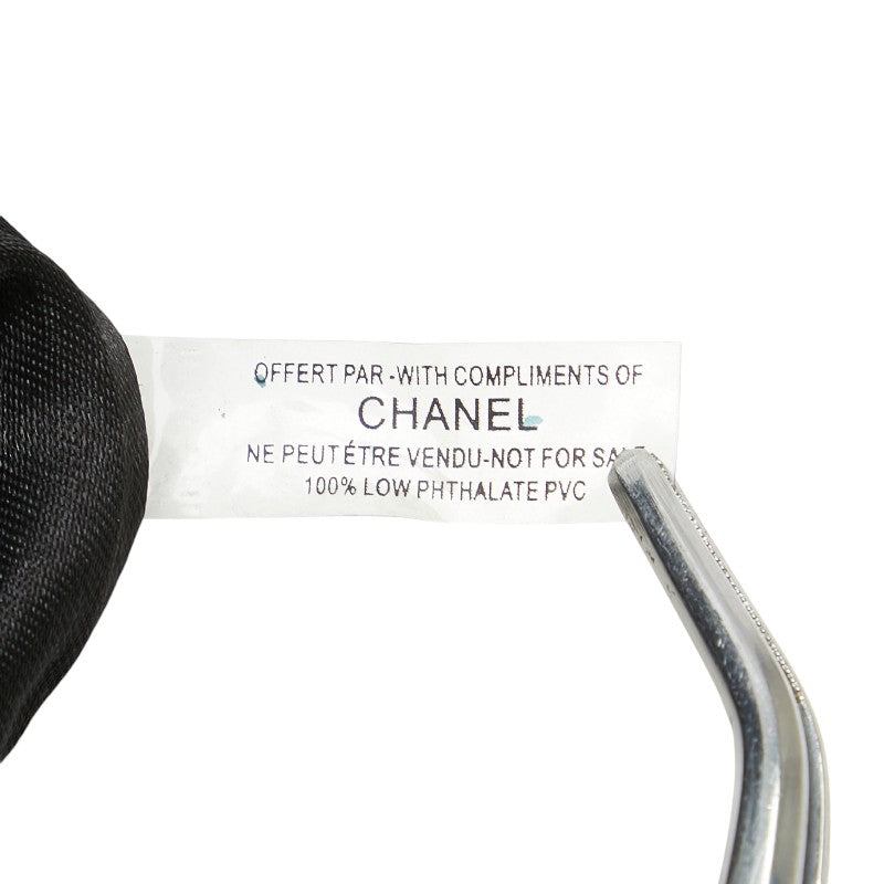 Chanel Coco Mark Fur Shoulder Bag Black