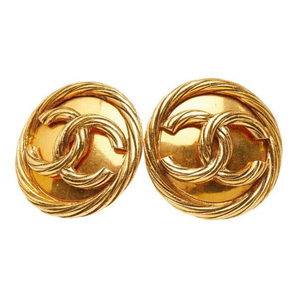 Chanel Coco Mark Clip On Earrings