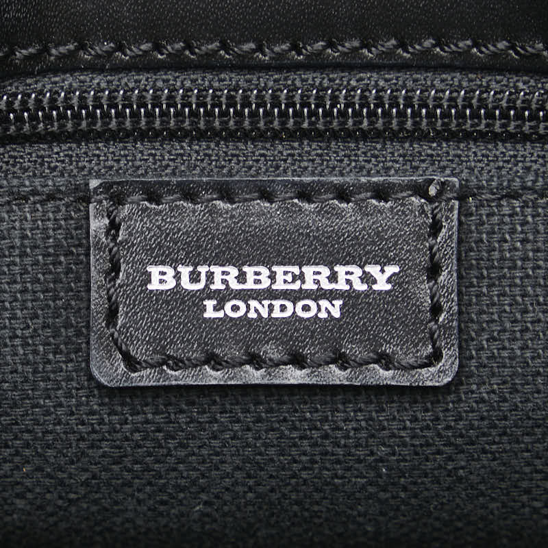 Burberry Nova Check Nylon Leather Handbag