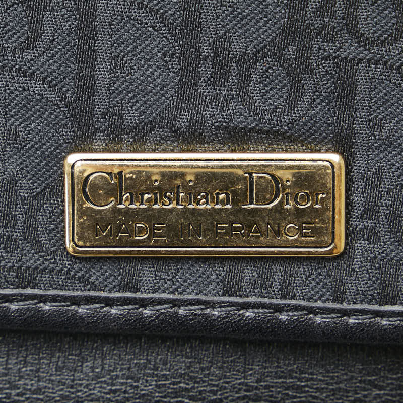 Dior Trotter Canvas Leather Shoulder Bag