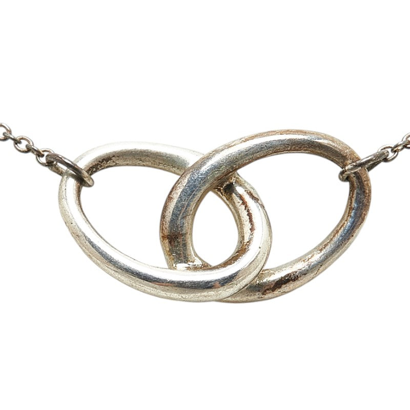 Tiffany & Co Double Loop Necklace SV925 Silver in Very Good Condition