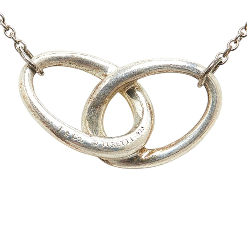 Tiffany & Co Double Loop Necklace SV925 Silver in Very Good Condition