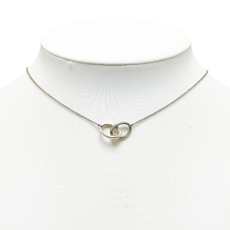 Tiffany & Co Double Loop Necklace SV925 Silver in Very Good Condition