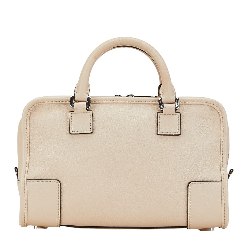 Loewe Anagram Amazona 23 Leather Handbag Beige