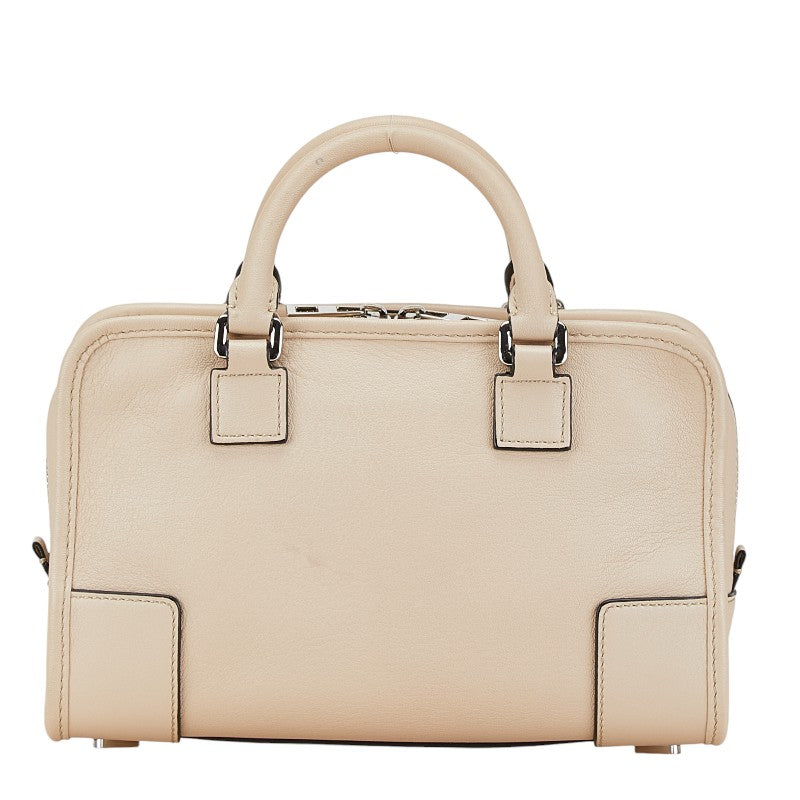 Loewe Anagram Amazona 23 Leather Handbag Beige