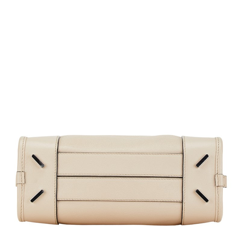 Loewe Anagram Amazona 23 Leather Handbag Beige