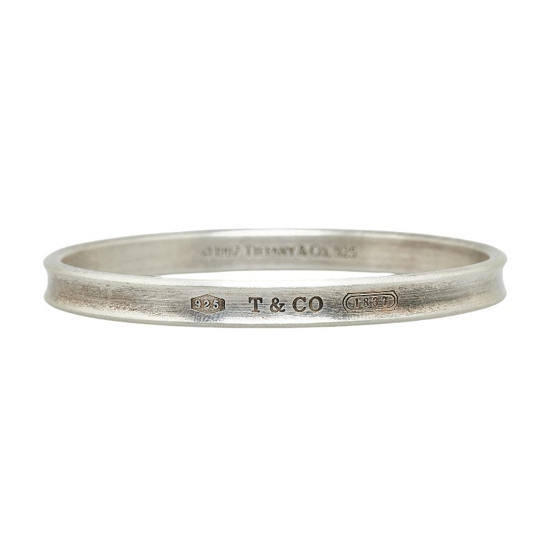 Tiffany & Co 1837 Narrow Bangle Bracelet SV925 Silver in Very Good Condition