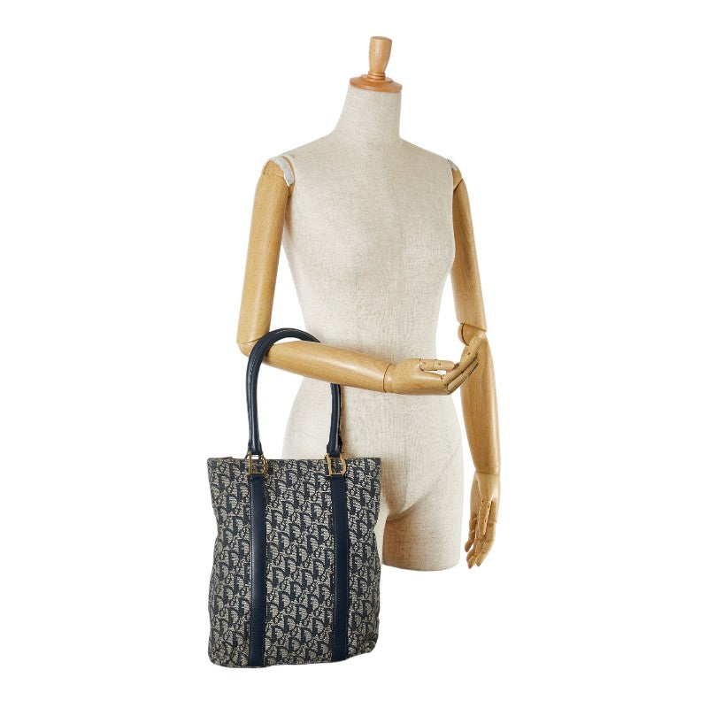 Dior Trotter Canvas Leather Handbag