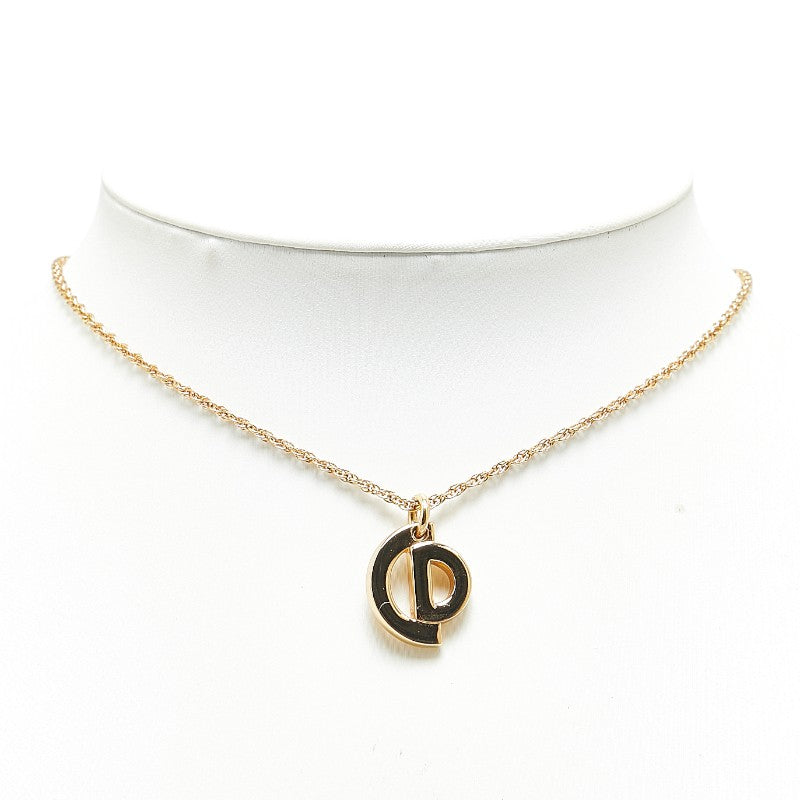 Dior CD Logo Chain Necklace Gold Plated in Great Condition