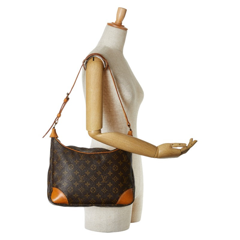 Louis Vuitton Monogram Boulogne 30 Shoulder Bag M51265 Brown PVC Leather in Very Good Condition