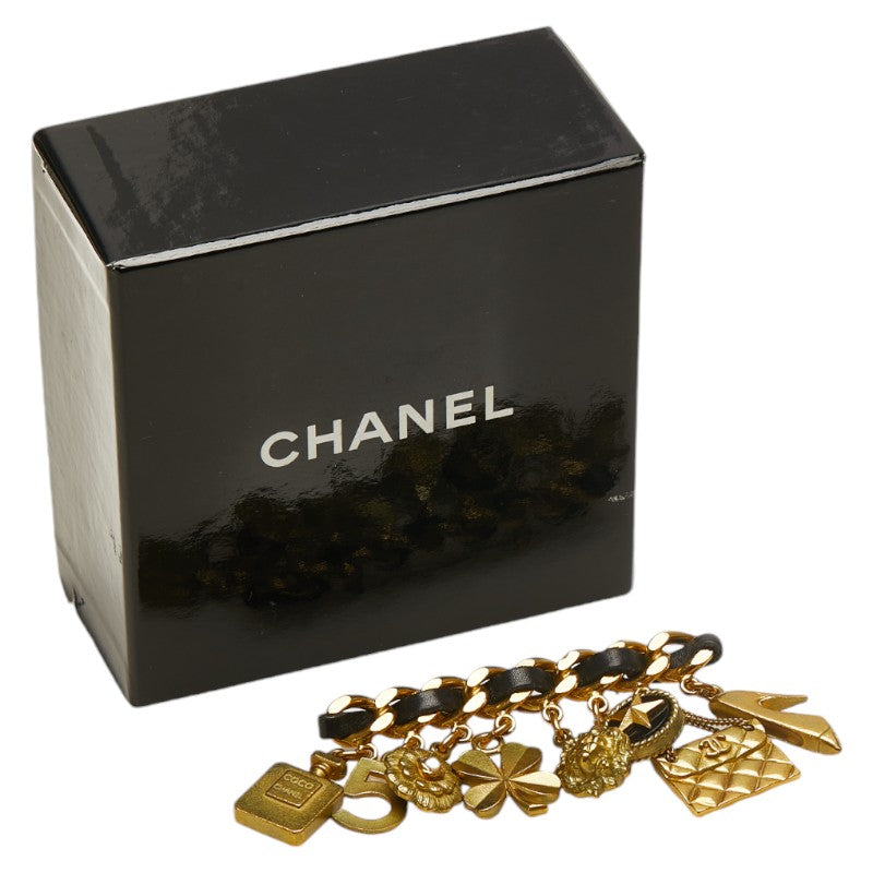 Chanel Vintage Matelasse Coco Mark Charm Brooch