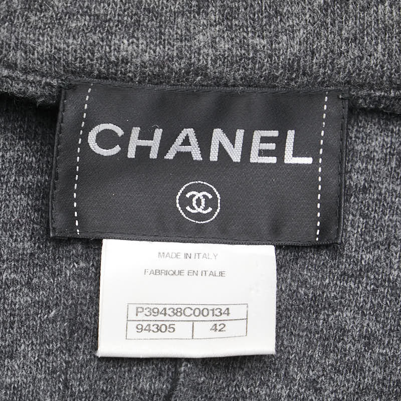 Chanel Leather Jacket Black in Very Good Condition