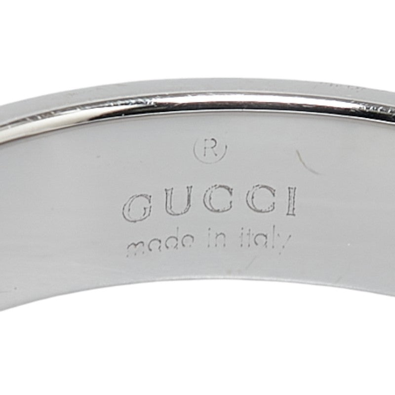 Gucci GG Icon White Gold 750 Ring in Great Condition