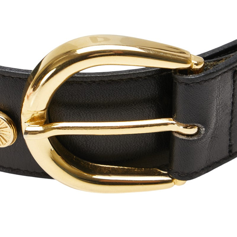 Celine Leather Belt Black