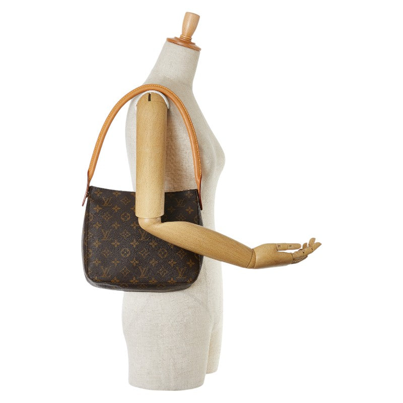 Louis Vuitton Looping MM Shoulder Bag Brown