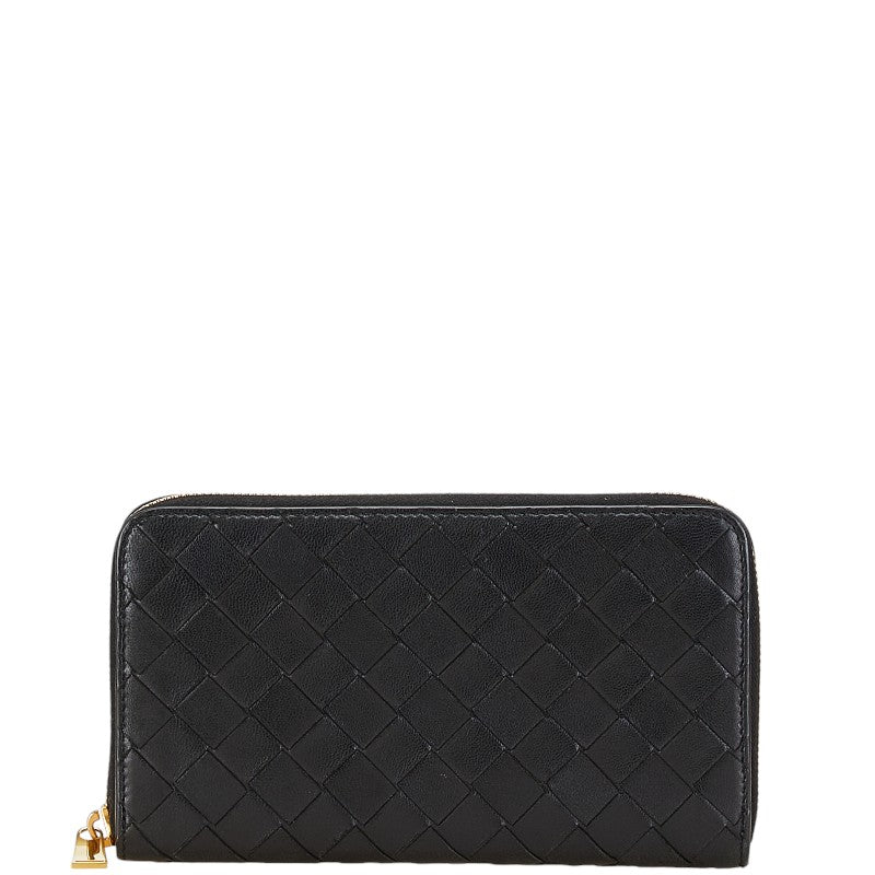 Bottega Veneta Intrecciato Leather Zip Wallet