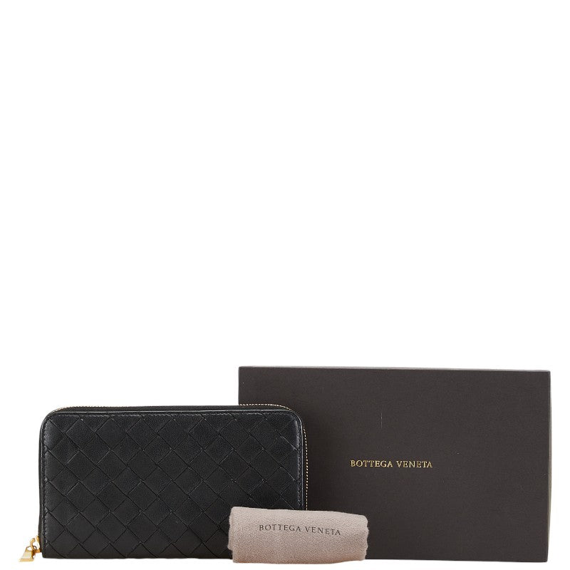 Bottega Veneta Intrecciato Leather Zip Wallet