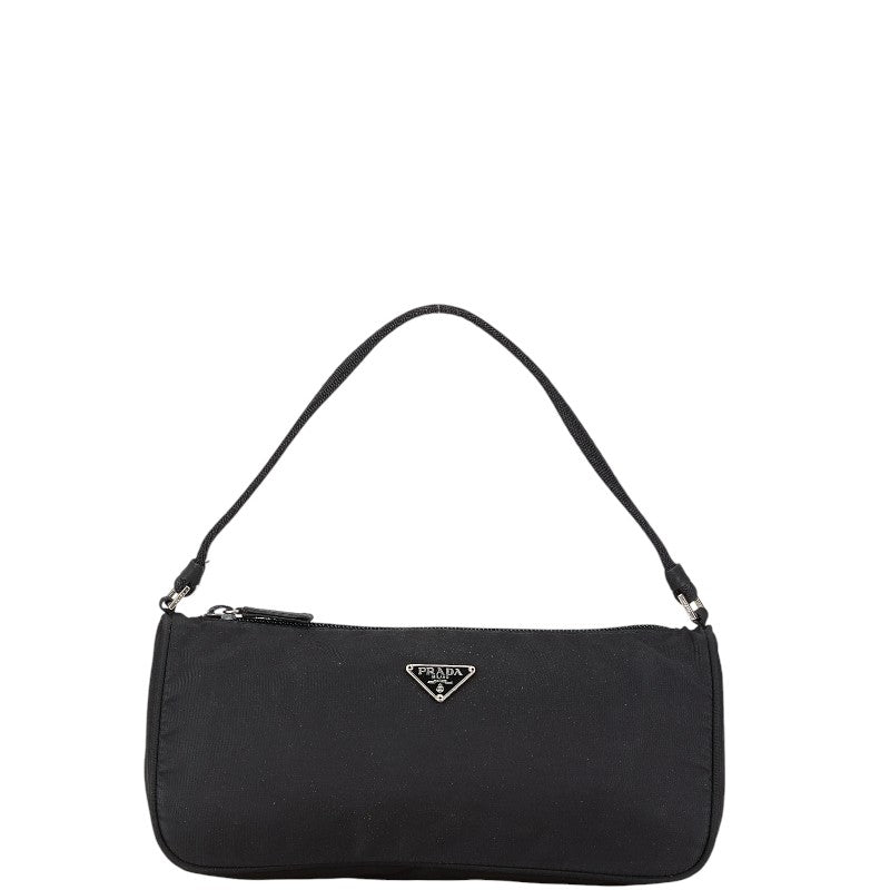 Prada Nylon Triangle Logo Plate Pouch