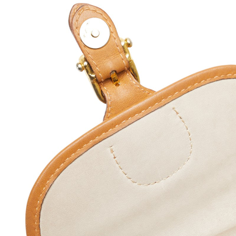 Celine Leather Shoulder Bag Beige