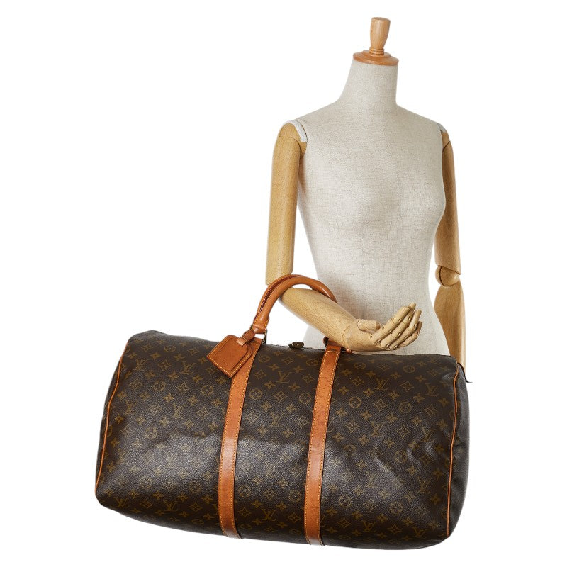 Louis Vuitton Monogram Keepall 55 Travel Bag