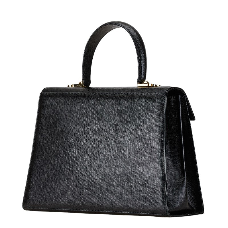 Salvatore Ferragamo Gancini Leather Handbag