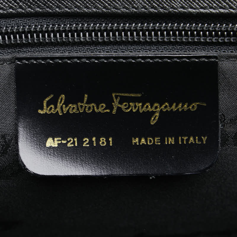 Salvatore Ferragamo Gancini Leather Handbag