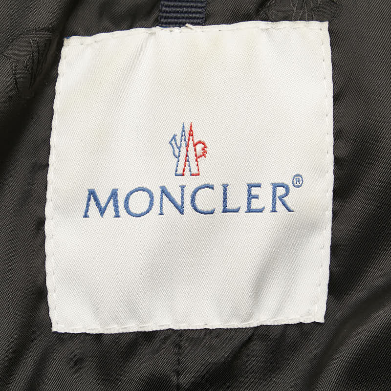 Moncler Logo Down Vest Black Nylon Polyester