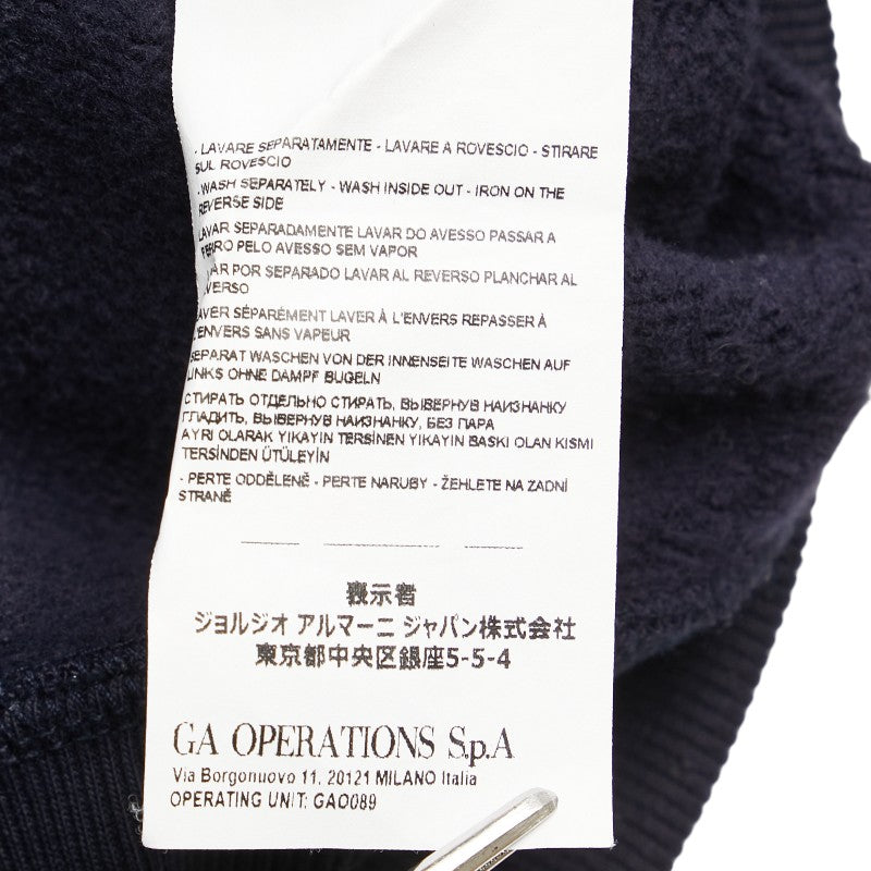 Armani Manga Bear Sweatshirt Navy Blue Cotton Women