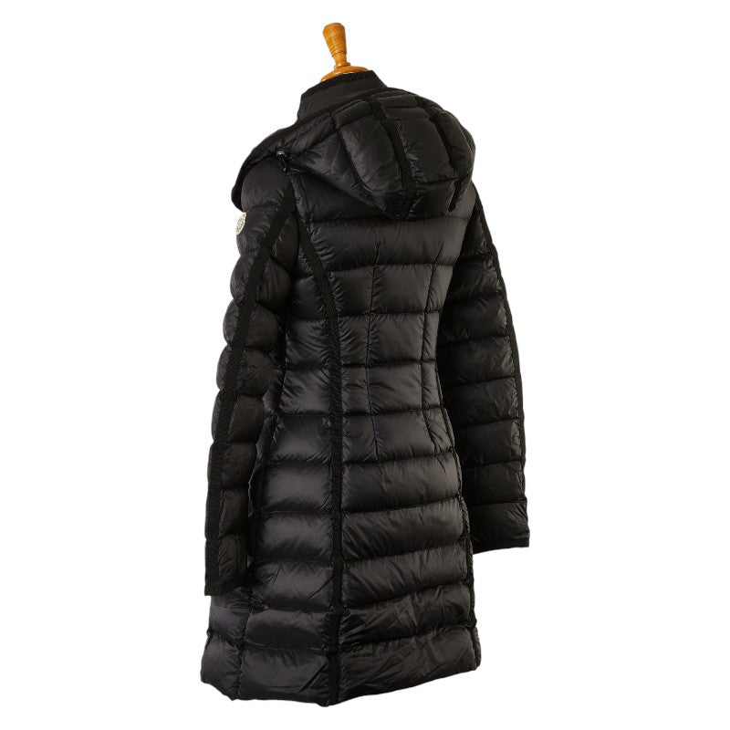 Moncler Hermin Logo Long Down Coat Women