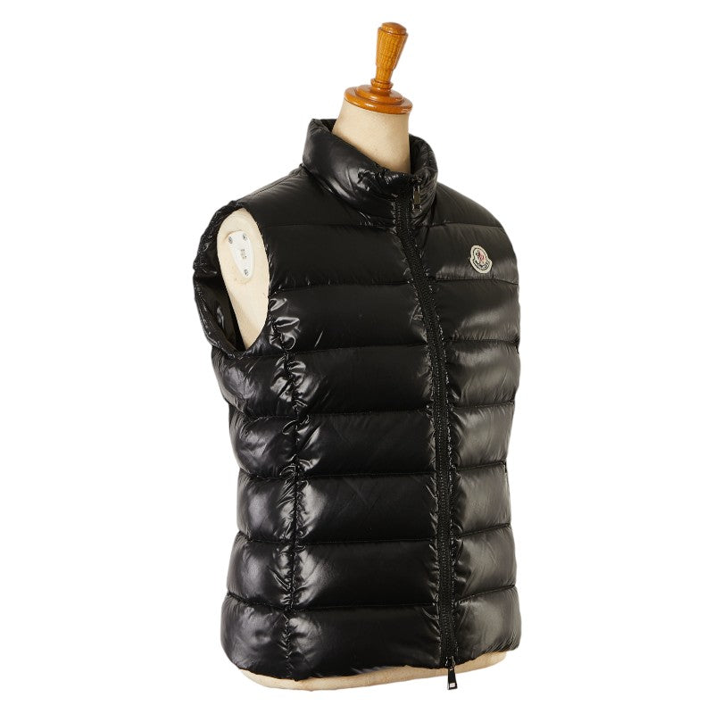 Moncler GHANY Logo Patch Down Vest Black