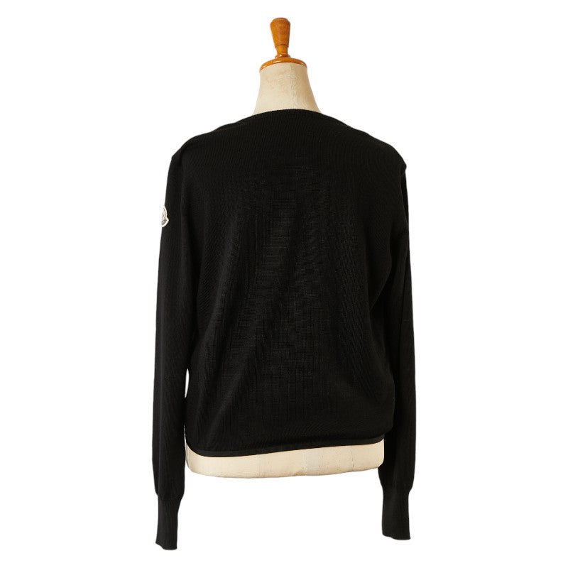 Moncler Wool Polyester Cardigan XS Black