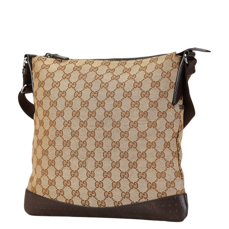 Gucci GG Canvas Shoulder Bag 145857 Beige Brown