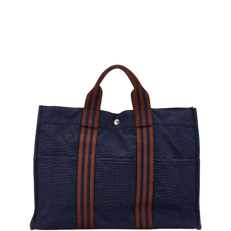 Hermes Canvas Fourre-Tout MM Tote Bag