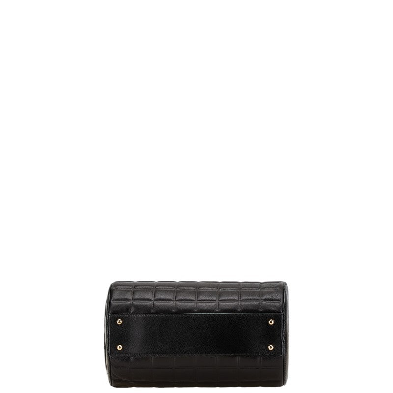 Chanel Lambskin Coco Mark Handbag Black