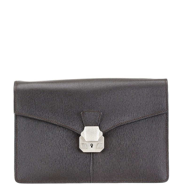 Dunhill Leather Clutch Bag