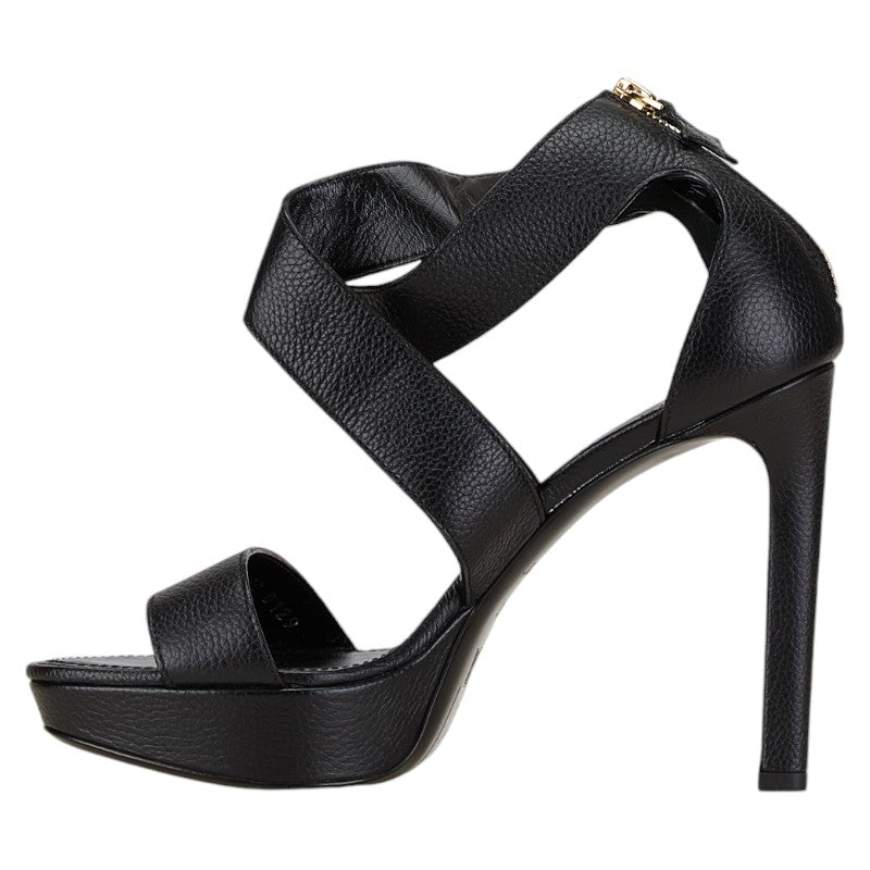 Louis Vuitton Leather Sandals Black