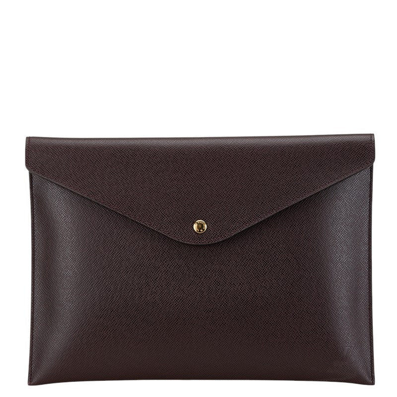 Louis Vuitton Leather Document Clutch M99087