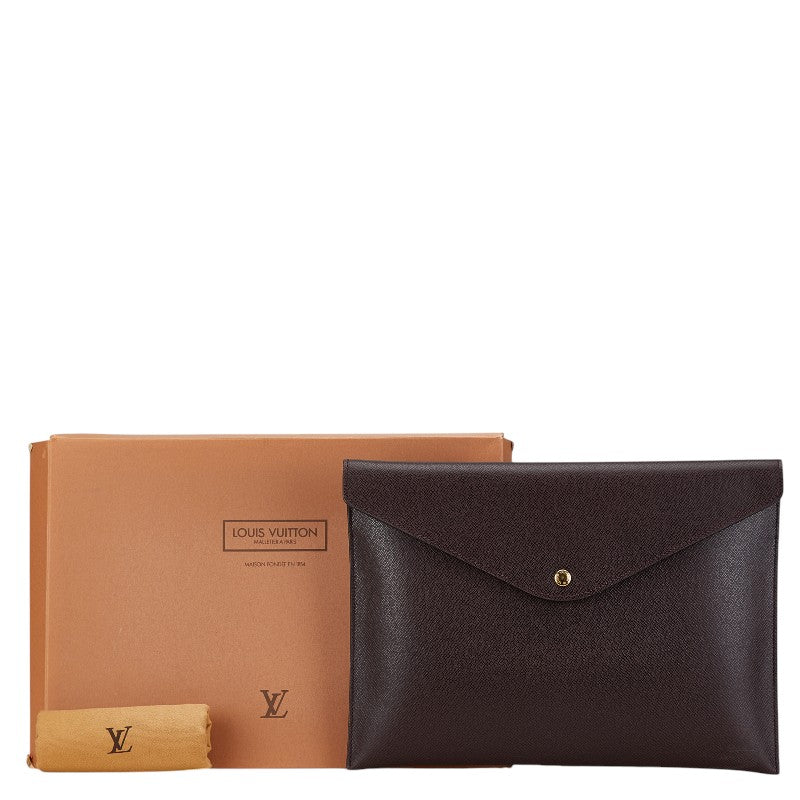 Louis Vuitton Leather Document Clutch M99087