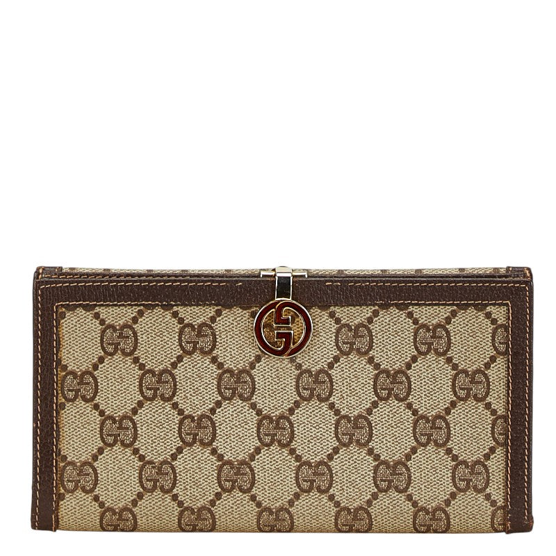 Gucci GG Plus PVC Leather Wallet