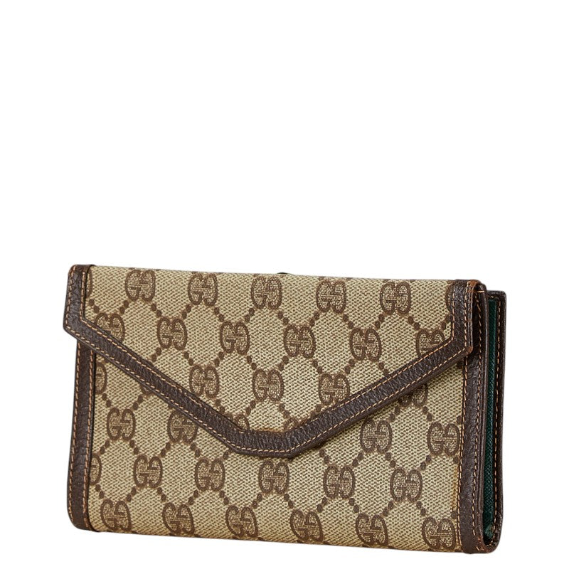 Gucci GG Plus PVC Leather Wallet