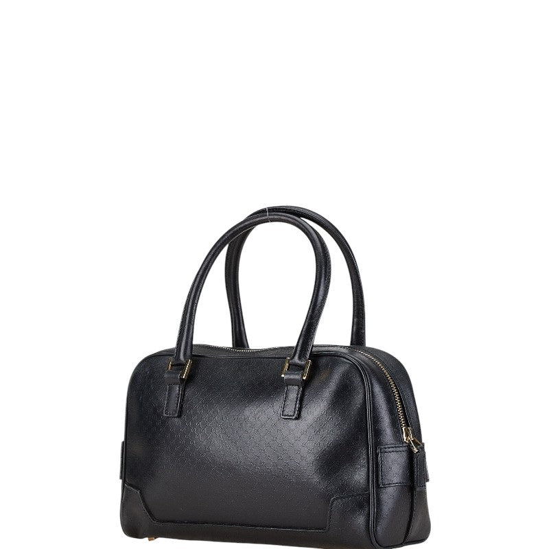 Gucci Micro GG Leather Handbag Black