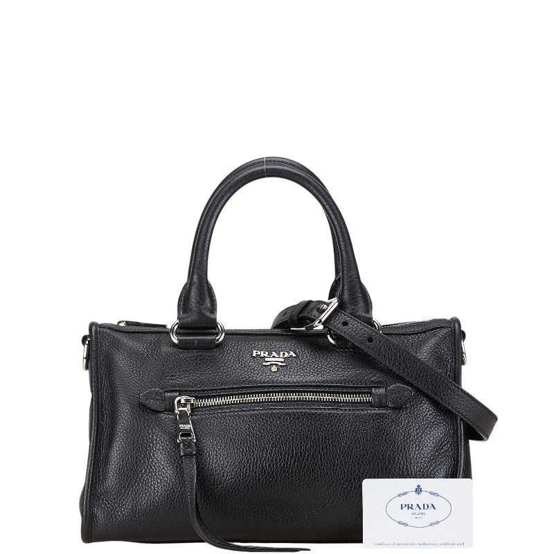 Prada VITELL PHENIX Leather Handbag 1BB022