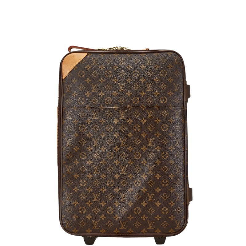 Louis Vuitton Monogram Pegase 55 Suitcase Brown