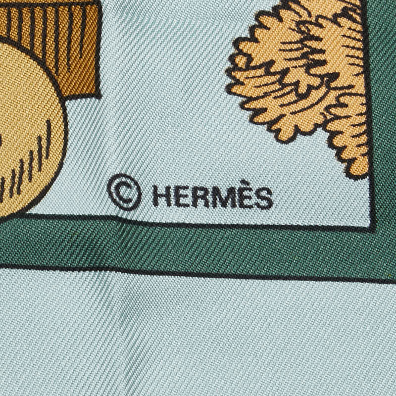 Hermes Silk Scarf Les Jardiniers du Roy