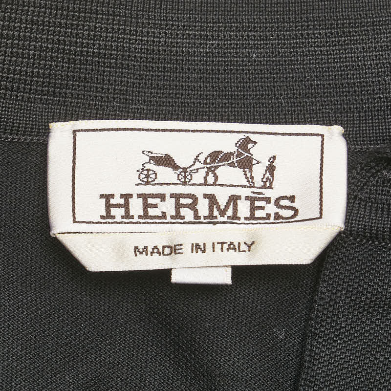 Hermes Cotton H Logo Polo Shirt L